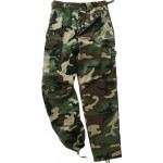 Pantaloni camuflaj BDU Woodland [Mil-Tec]